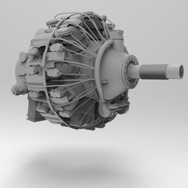 1/72 R-3350 Radial Engine - MPM Hobbies