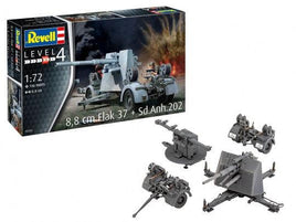 1/72 Revell Germany 8.8cm Flak 37+Sd.Anh.202 - 3325 - MPM Hobbies