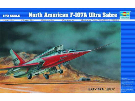 1/72 Trumpeter North American F-107A Ultra Sabre 01605 - MPM Hobbies