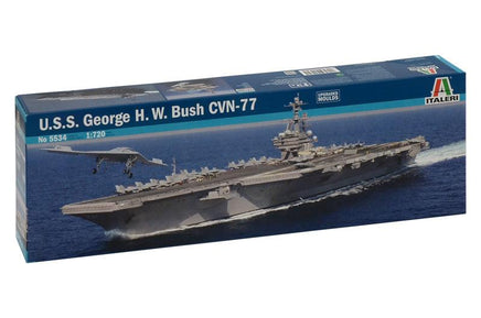 1/720 Italeri U.S.S. George H.W. Bush CVN-77 5534 - MPM Hobbies