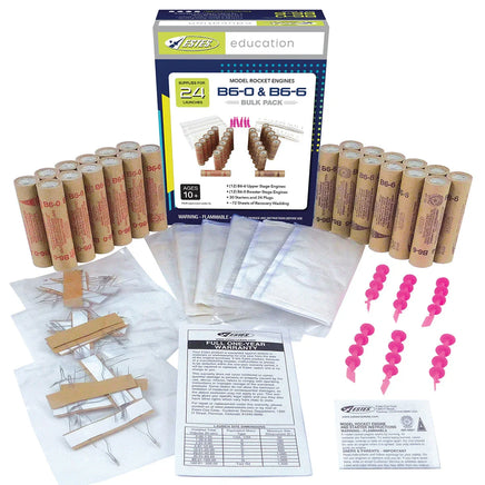 Estes Rockets B6-0/B6-6 Engine Bulk Pack (24 pk) - MPM Hobbies