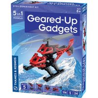 Thames & Kosmos Geared-Up Gadgets 5-in-1 STEM Experiment Kit 555060