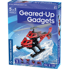 Thames & Kosmos Geared-Up Gadgets 5-in-1 STEM Experiment Kit 555060