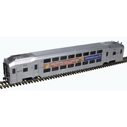 HO Atlas Master Multi-Level Trailer NJ Transit [DHS Naloxone Wrap] #7504