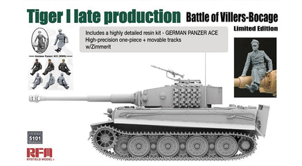 1/35 Ryefield Models Tiger 1 late Production Battle of Villers-Bocage 5101