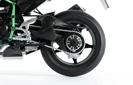 1/9 Meng Kawasaki Ninja H2 Pre-Colored - MT002S - MPM Hobbies