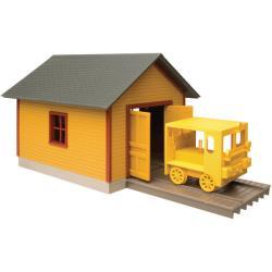 O Atlas SPEEDERSHED WITH SPEEDER / BUILT-UP - MPM Hobbies