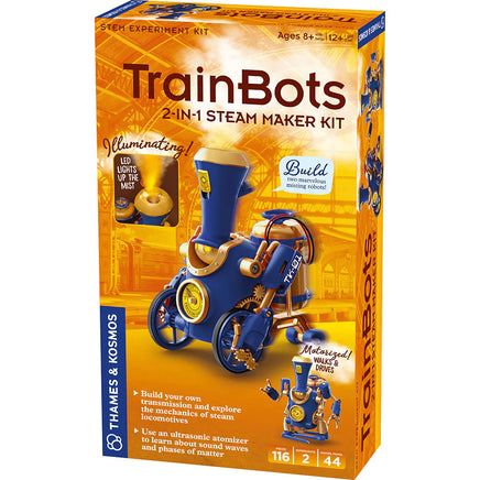 Thames & Kosmos TrainBots 2-in-1 Steam Maker STEM Experiment Kit 550052