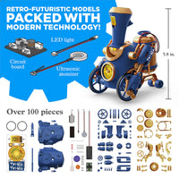Thames & Kosmos TrainBots 2-in-1 Steam Maker STEM Experiment Kit 550052