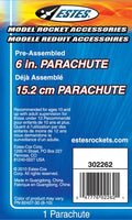 Estes Rockets 6-inch Printed Parachute - MPM Hobbies