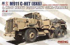 1/35 Meng U.S. M911 C-HET (8X6) & M747 Heavy Equipment Semi-Trailer - SS013