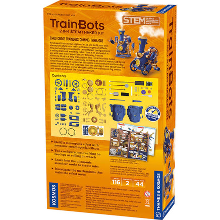 Thames & Kosmos TrainBots 2-in-1 Steam Maker STEM Experiment Kit 550052