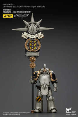 1/18 Iron Warriors Command Squad Chosen with Legion Standard
