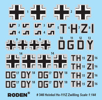 1/144 Roden He 111Z-1 Zwilling - 346