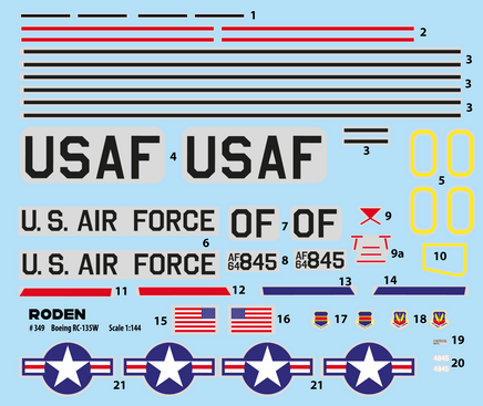 1/144 Roden Boeing RC-135V/W Rivet Joint - 349