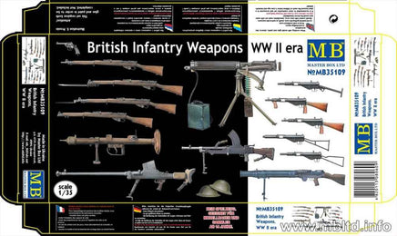 1/35 Master Box - British Infantry Weapons (1939-1945) 35109 - MPM Hobbies