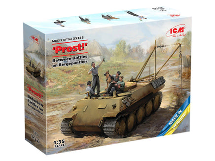 1/35 ICM “Prost!”, Between Battles on Bergepanther 35343 - MPM Hobbies