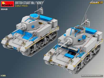 1/35 MiniArt Models British Stuart MK.I “Honey” Early Prod. Interior Kit 35421