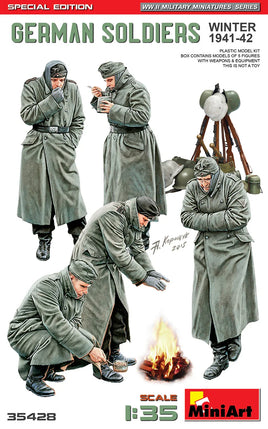 1/35 MiniArt German Soldiers. Winter 1941-42. Special Edition 35428 - MPM Hobbies