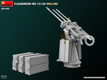 1/35 Mini Art Flugabwehr-MG 151/20 Drilling 35438