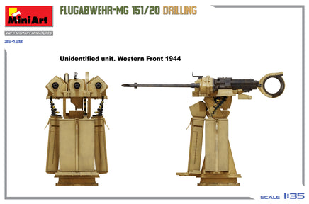 1/35 Mini Art Flugabwehr-MG 151/20 Drilling 35438