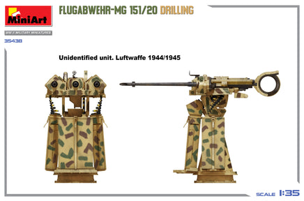 1/35 Mini Art Flugabwehr-MG 151/20 Drilling 35438