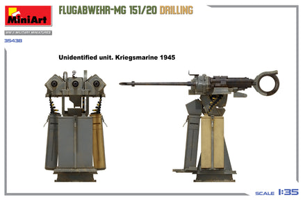 1/35 Mini Art Flugabwehr-MG 151/20 Drilling 35438