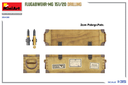 1/35 Mini Art Flugabwehr-MG 151/20 Drilling 35438