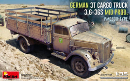 1/35 MiniArt German 3T Cargo Truck 3,6-36s Mid Prod. PMQ600-Type 35449