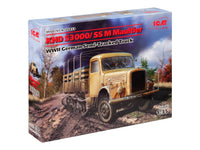 1/35 ICM KHD S3000/SS M Maultier - WWII German Semi-Tracked Truck 35453 - MPM Hobbies