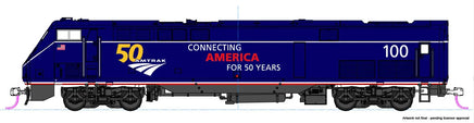 HO Kato GE P42 "Genesis" 50th Anniversary Midnight Blue #100 - 376113 - MPM Hobbies
