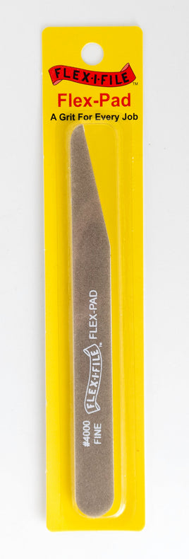 Alpha Abrasives 400 Grit Fine Single Flex-Pad File - #4000