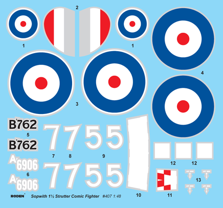 1/48 Roden Sopwith 1½ Strutter comic fighter - 407 - MPM Hobbies