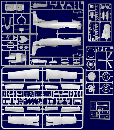 1/48 Roden North American T-28D Trojan - 450 - MPM Hobbies