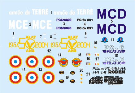 1/48 Roden Pilatus PC-6/B2-H4 Turbo Porter - 449 - MPM Hobbies