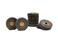 1/35 Meng U.S Cougar 6X6 Mrap Vehicle Wheel Set - SPS024 - MPM Hobbies