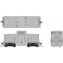 HO Rapido GE 44 Tonner (DC/DCC/Sound): Undecorated Phase III Body