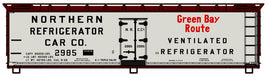 HO Accurail Northern Refrigerator Car Co. Green Bay Route 4911