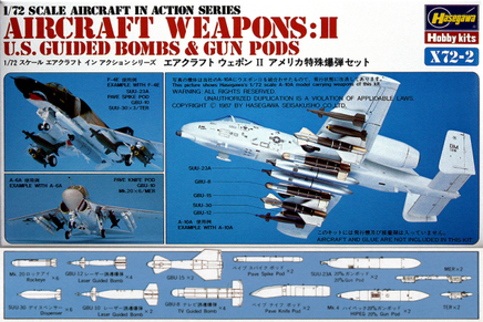 1/72 Hasegawa U.S. Aircraft Weapons II 35002