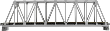 N Kato 248mm (9 3/4") Single Track Truss Bridge, Gray 20432 - MPM Hobbies