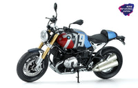 1/9 Meng BMW R nineT Option 719 Mars Red/Cosmic Blue (Pre-Colored Edition) - MT003T