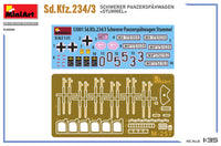 1/35 MiniArt Sd.Kfz.234/3 Schwerer Panzerspähwagen Stummel 53001