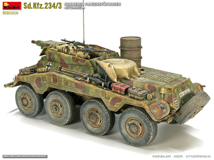 1/35 MiniArt Sd.Kfz.234/3 Schwerer Panzerspähwagen Stummel 53001