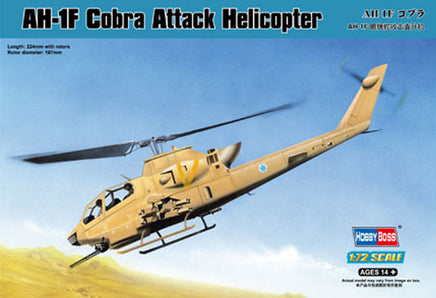 1/72 Hobby Boss AH-1F Cobra Attack Helicopter 87224