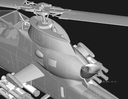 1/72 Hobby Boss AH-1F Cobra Attack Helicopter 87224