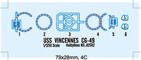 1/1250 Hobby Boss USS Vincennes CG-49 82502