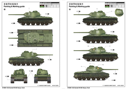 1/35 Trumpeter Soviet KV-85 Heavy Tank - 1569