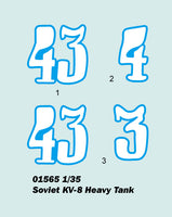 1/35 Trumpeter Soviet KV-8 Heavy Tank - 1565