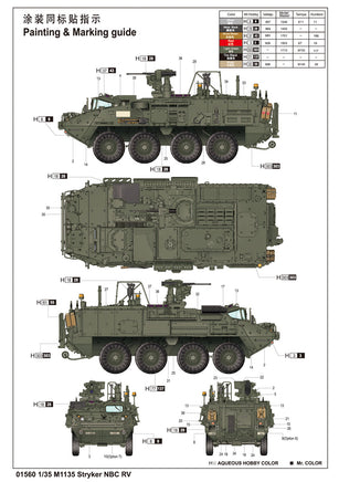 1/35 Trumpeter M1135 Stryker NBC RV - 1560