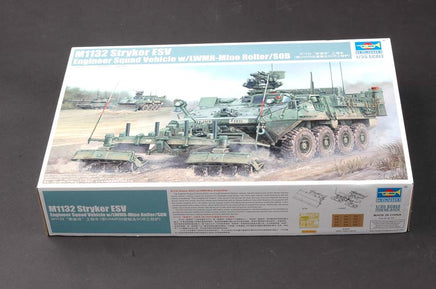 1/35 Trumpeter M1132 Stryker Engineer Squad Vehicle w/LWMR-Mine Roller/SOB - 1574